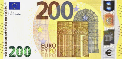 Euro €200 Bills